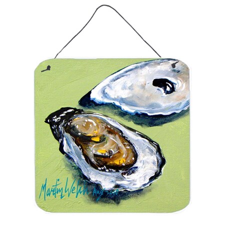 Carolines Treasures Oyster Two Shells Aluminium Metal Wall or Door Hanging Prints MW1071DS66